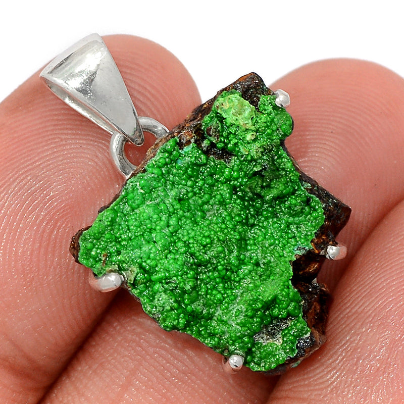 1.1" Claw - Atacamite Rough Pendants - ATMP52