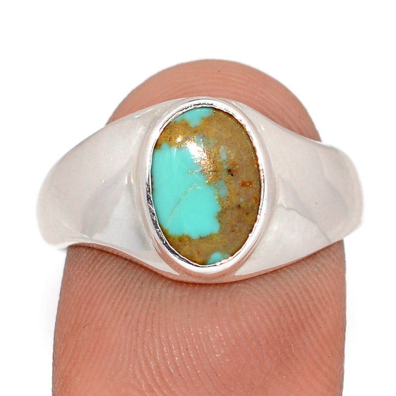 Solid - Number 8 Mine Turquoise Ring - ATQR406