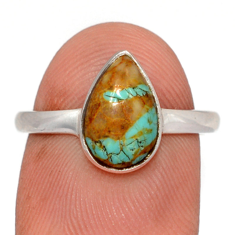 Number 8 Mine Turquoise Ring - ATQR427