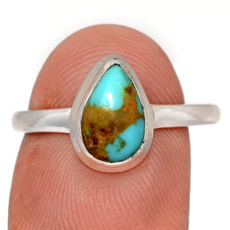 Number 8 Mine Turquoise Ring - ATQR436