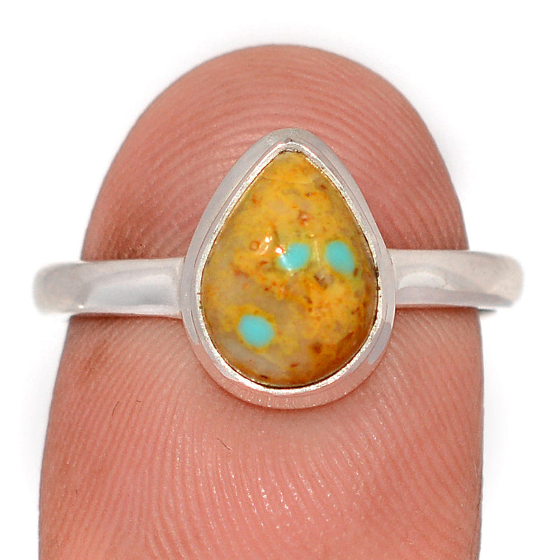 Number 8 Mine Turquoise Ring - ATQR437