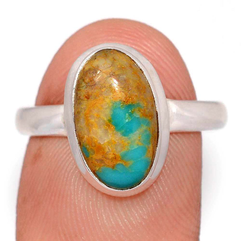 Number 8 Mine Turquoise Ring - ATQR444
