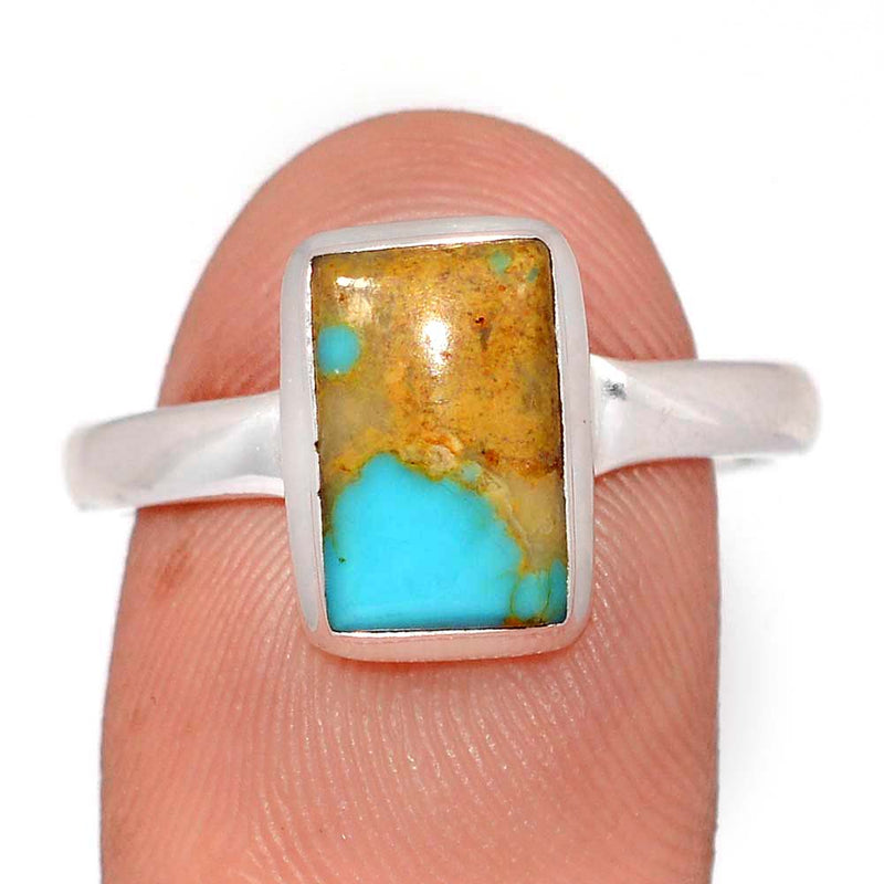 Number 8 Mine Turquoise Ring - ATQR446