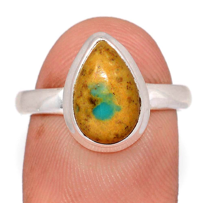 Number 8 Mine Turquoise Ring - ATQR447