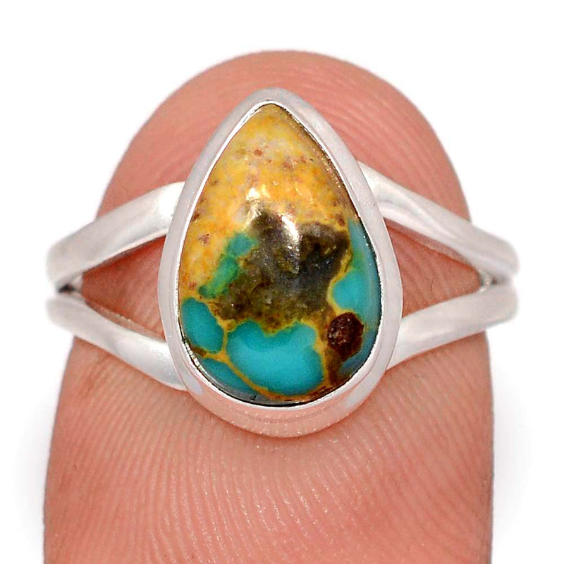 Number 8 Mine Turquoise Ring - ATQR449