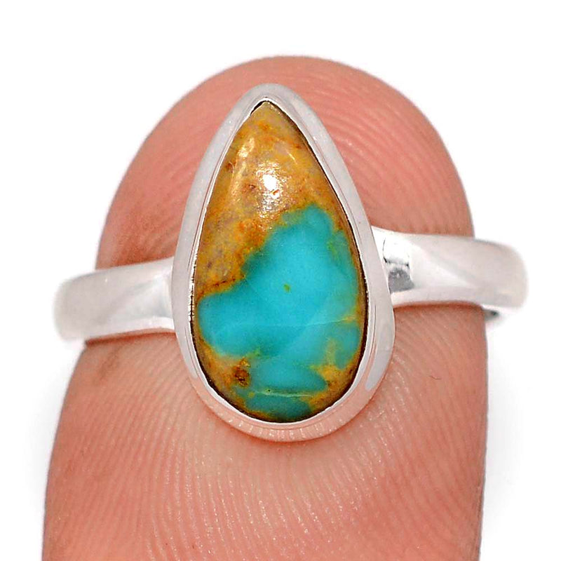 Number 8 Mine Turquoise Ring - ATQR450