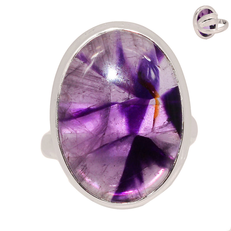 Adjustable - Atomic Amethyst Star Ring - ATSR827