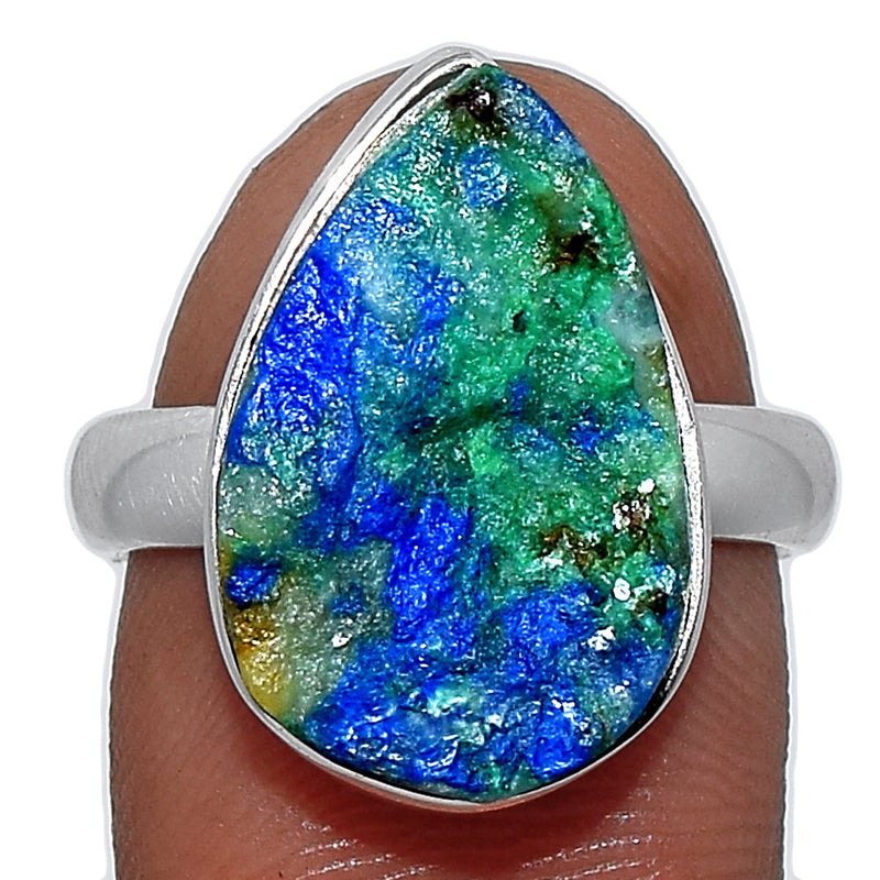 Azurite Druzy Ring - AZDR245