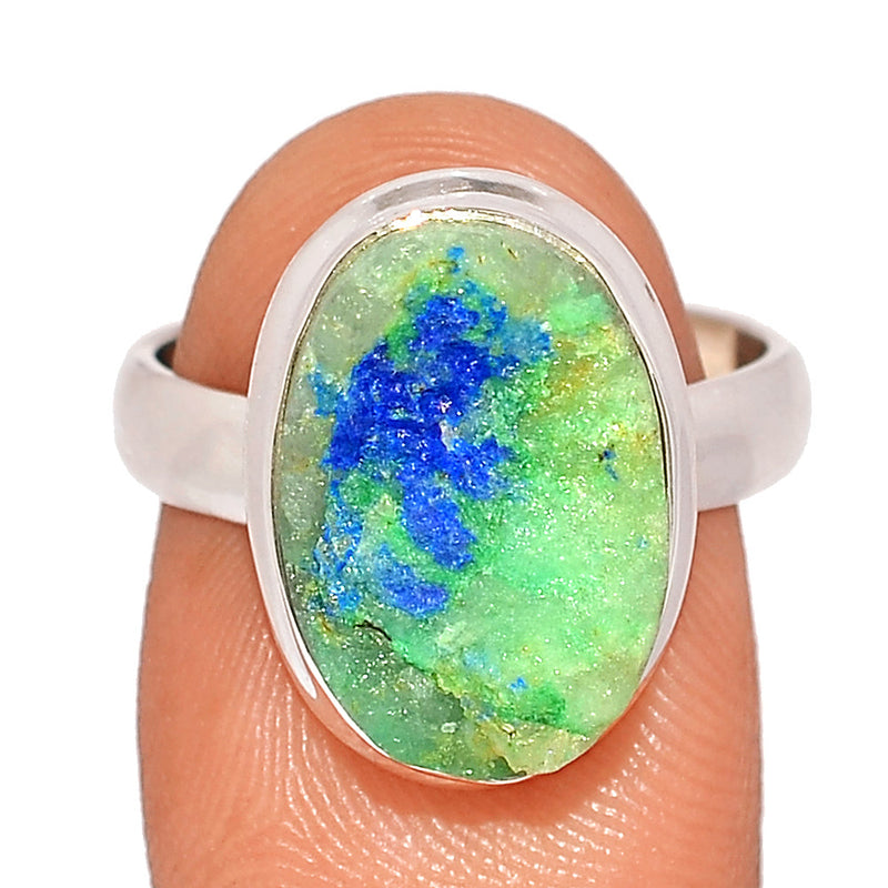 Azurite Druzy Ring - AZDR277