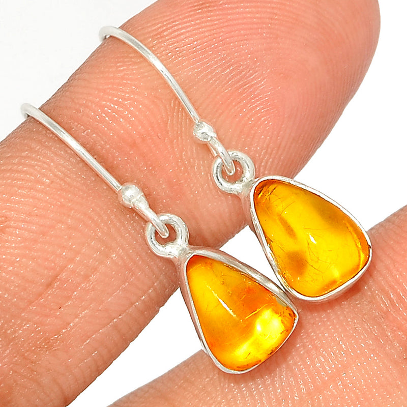 1.1" Baltic Amber Earrings - BAME159