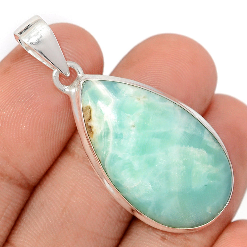 1.7" Blue Aragonite Pendants - BANP112