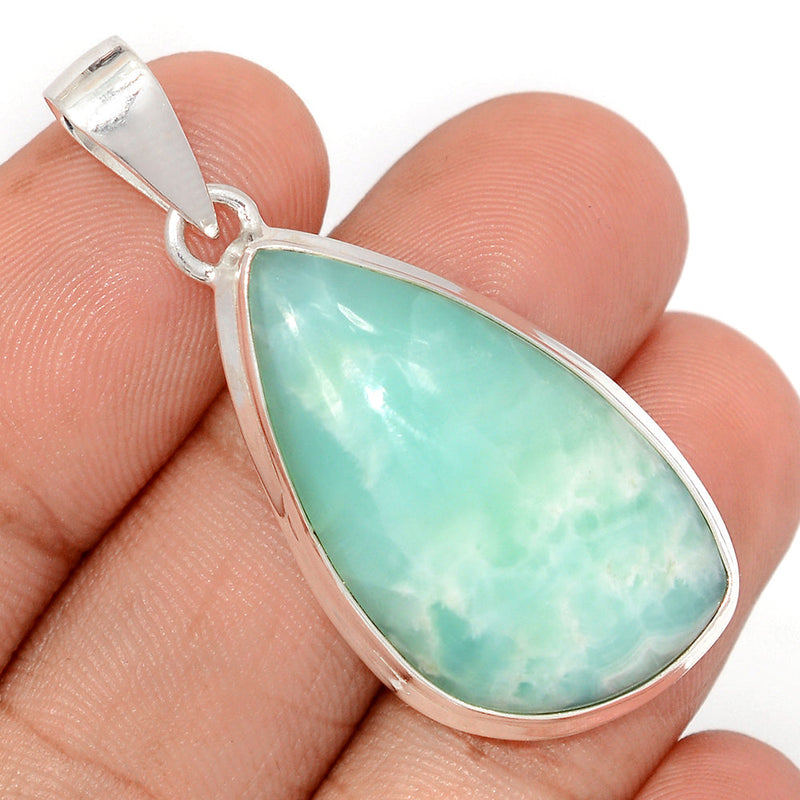 1.7" Blue Aragonite Pendants - BANP113