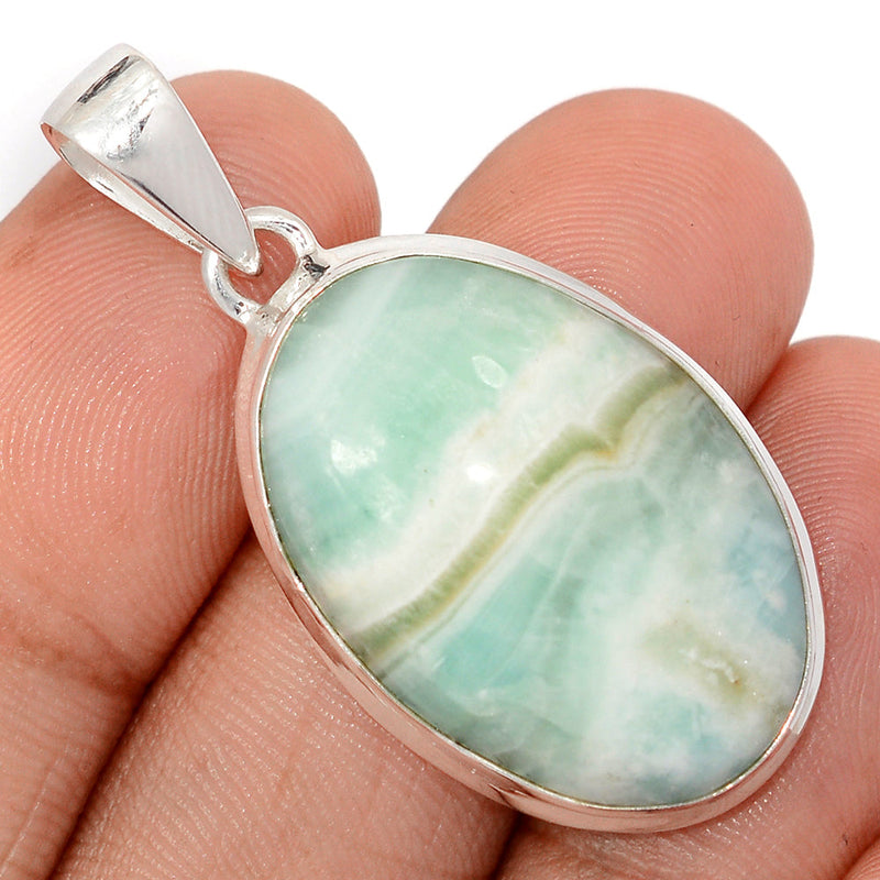 1.7" Blue Aragonite Pendants - BANP116