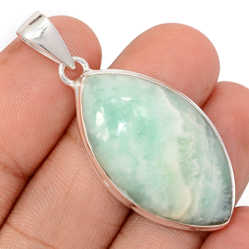 1.8" Blue Aragonite Pendants - BANP117