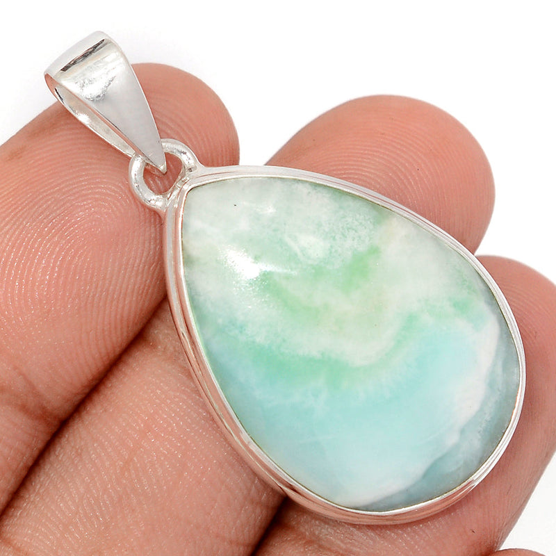 1.7" Blue Aragonite Pendants - BANP118