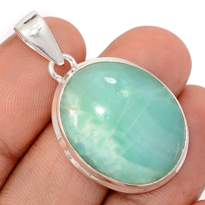 1.6" Blue Aragonite Pendants - BANP122