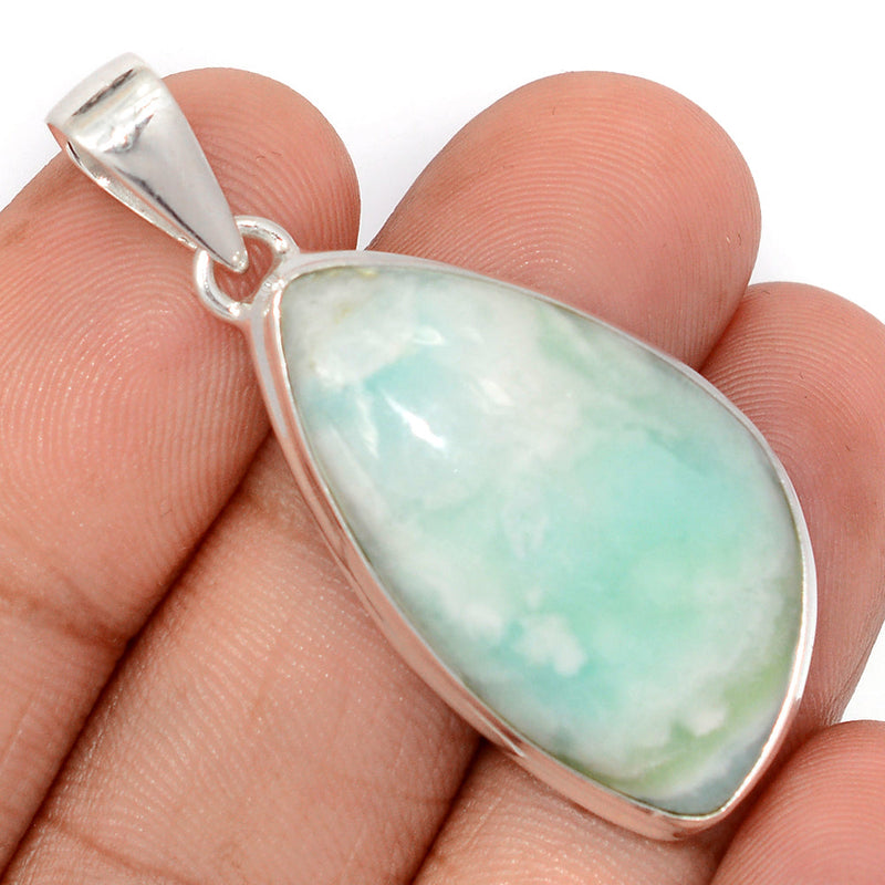 1.7" Blue Aragonite Pendants - BANP127