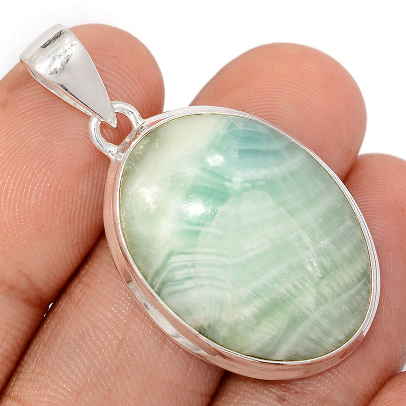1.6" Blue Aragonite Pendants - BANP130