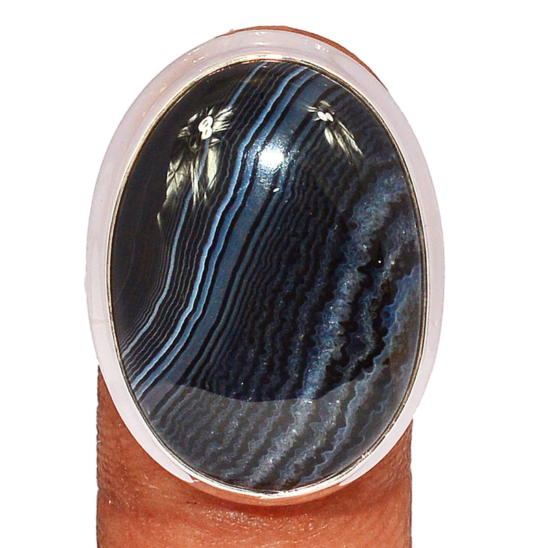 Black Banded Agate Ring - BBAR1079