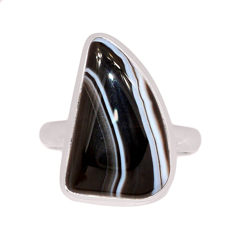 Black Banded Agate Ring - BBAR1093