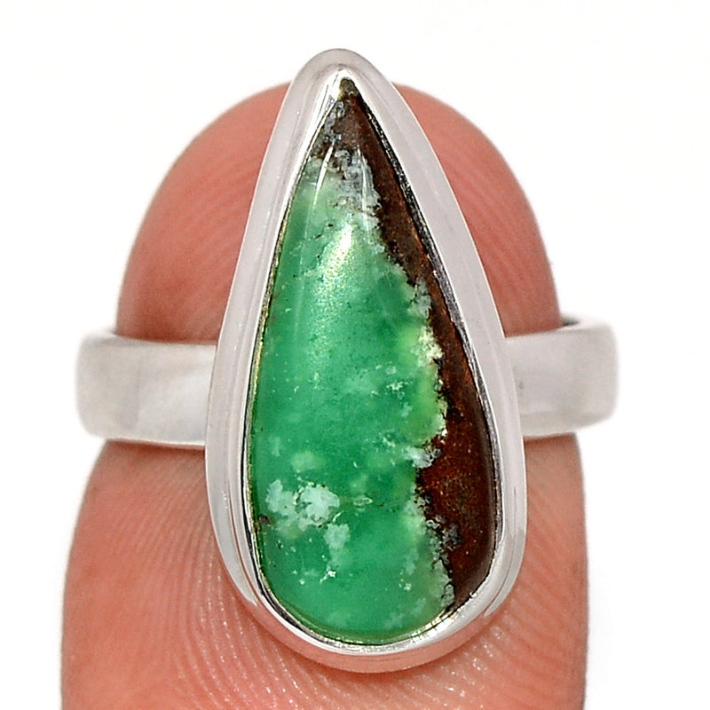 Boulder Chrysoprase Ring - BCPR291