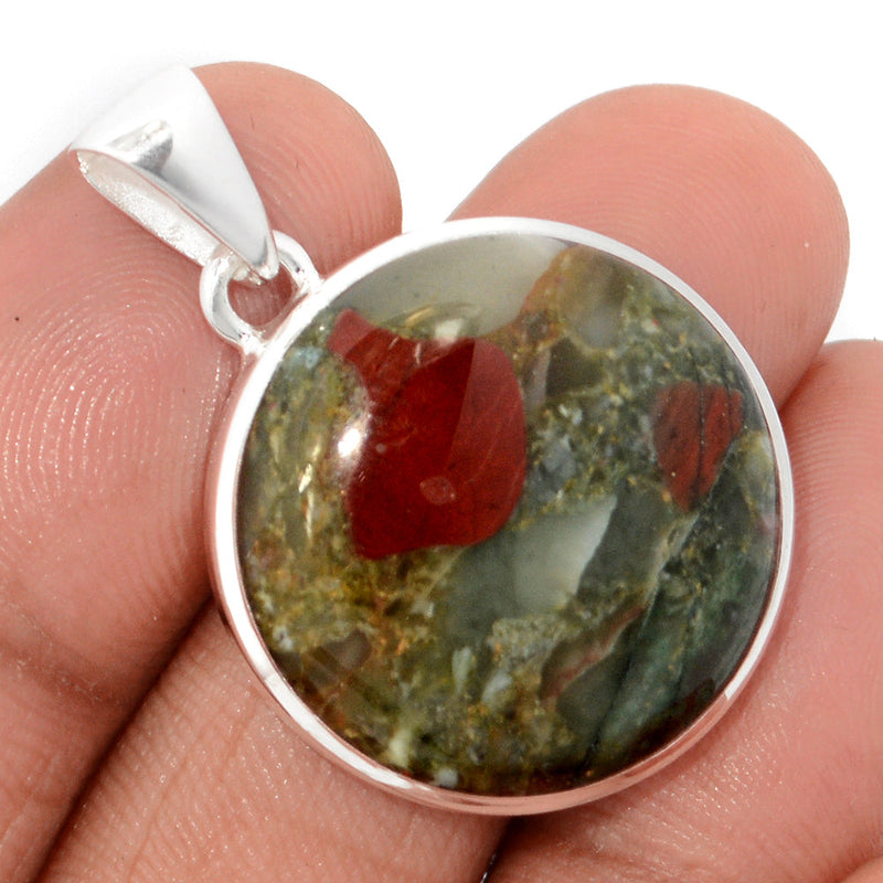 1.3" Blood Stone Pendants - BDSP1798