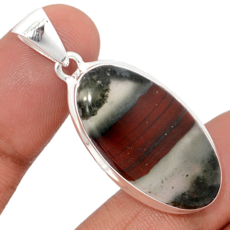1.7" Blood Stone Pendants - BDSP1810