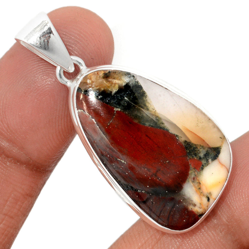 1.7" Blood Stone Pendants - BDSP1821
