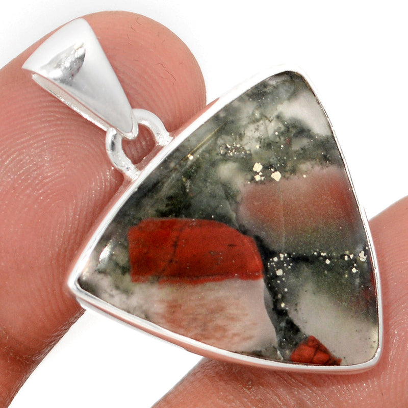 1.3" Blood Stone Pendants - BDSP1836