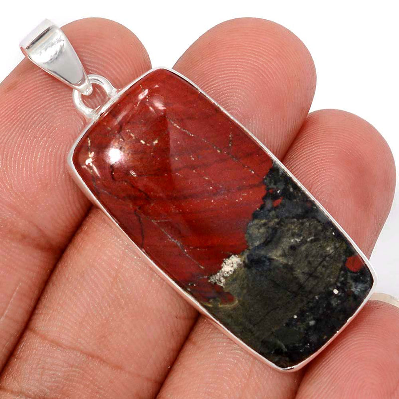 1.8" Blood Stone Pendants - BDSP1839