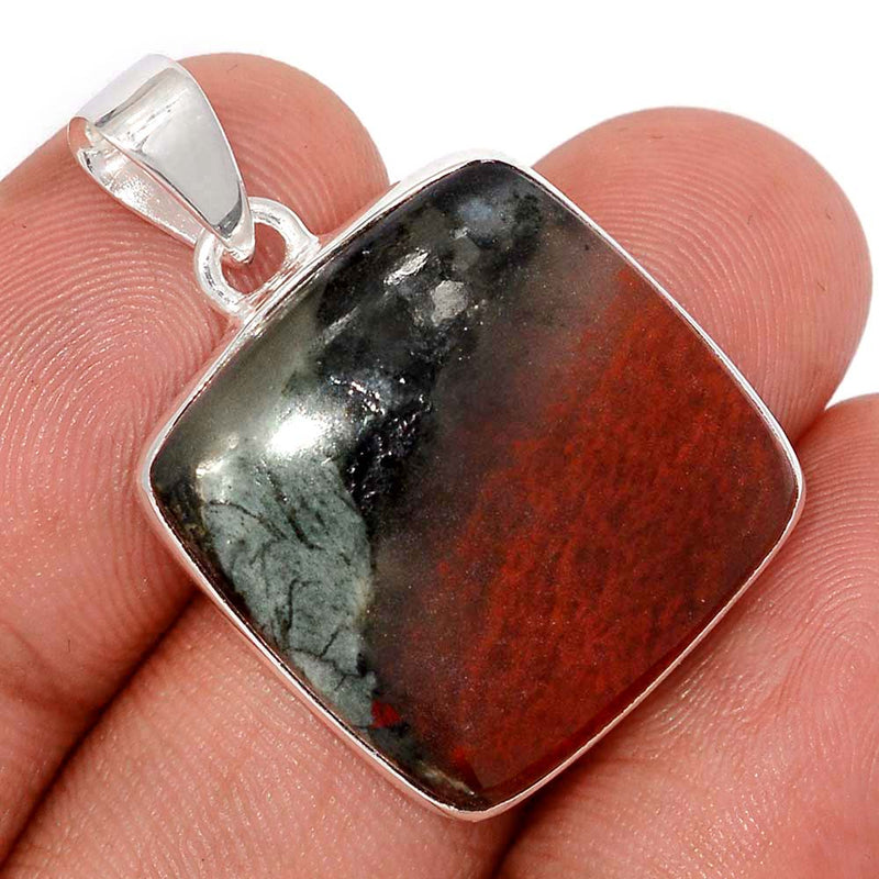 1.2" Blood Stone Pendants - BDSP1842