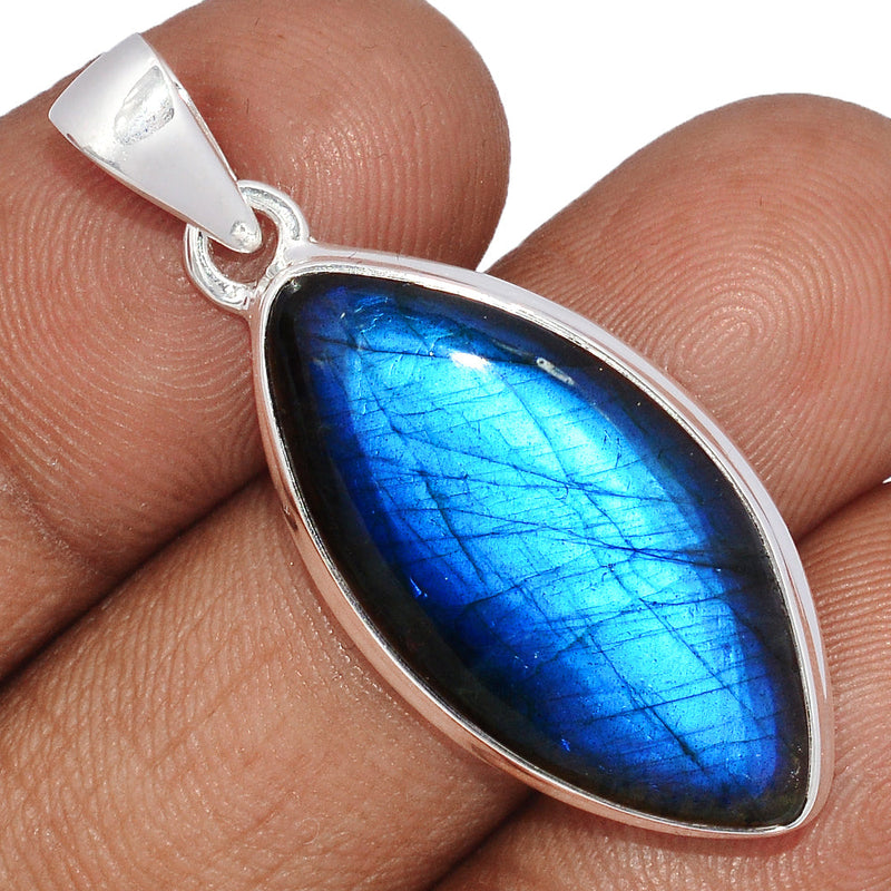 1.7" Blue Fire Labradorite Pendants - BFLP1648