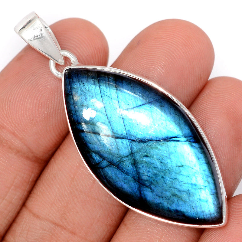 2.1" Blue Fire Labradorite Pendants - BFLP2082