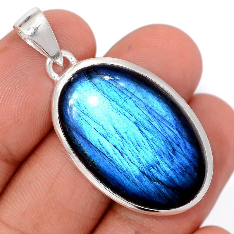1.7" Blue Fire Labradorite Pendants - BFLP2084