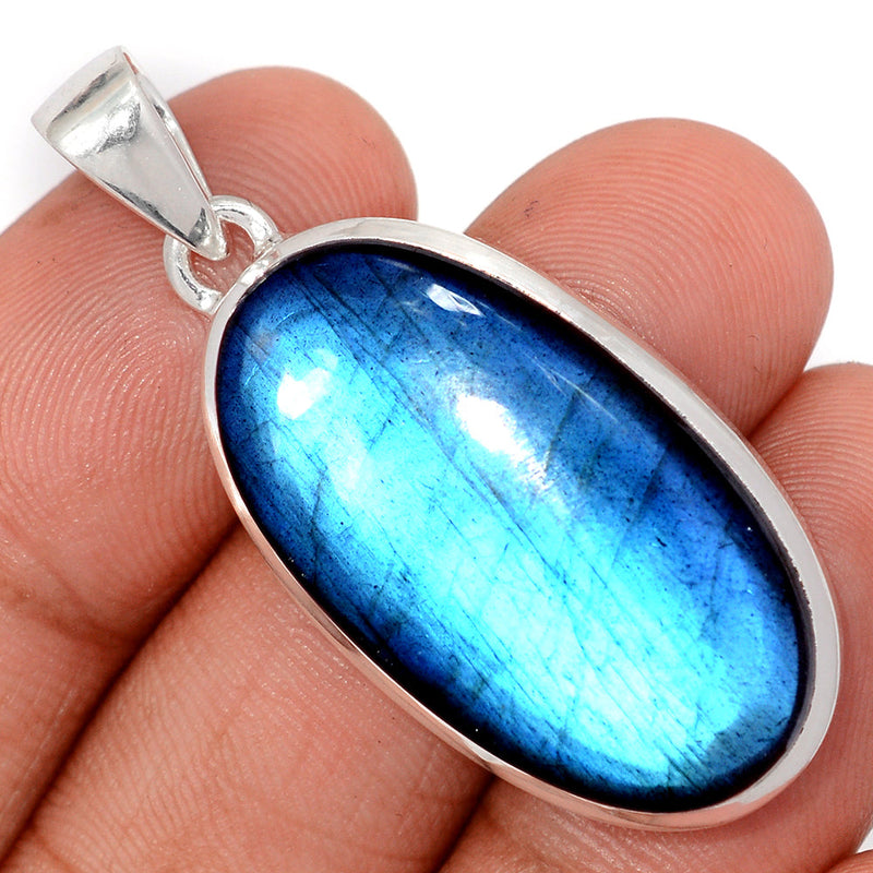 1.7" Blue Fire Labradorite Pendants - BFLP2087