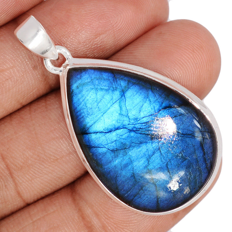 1.7" Blue Fire Labradorite Pendants - BFLP2173