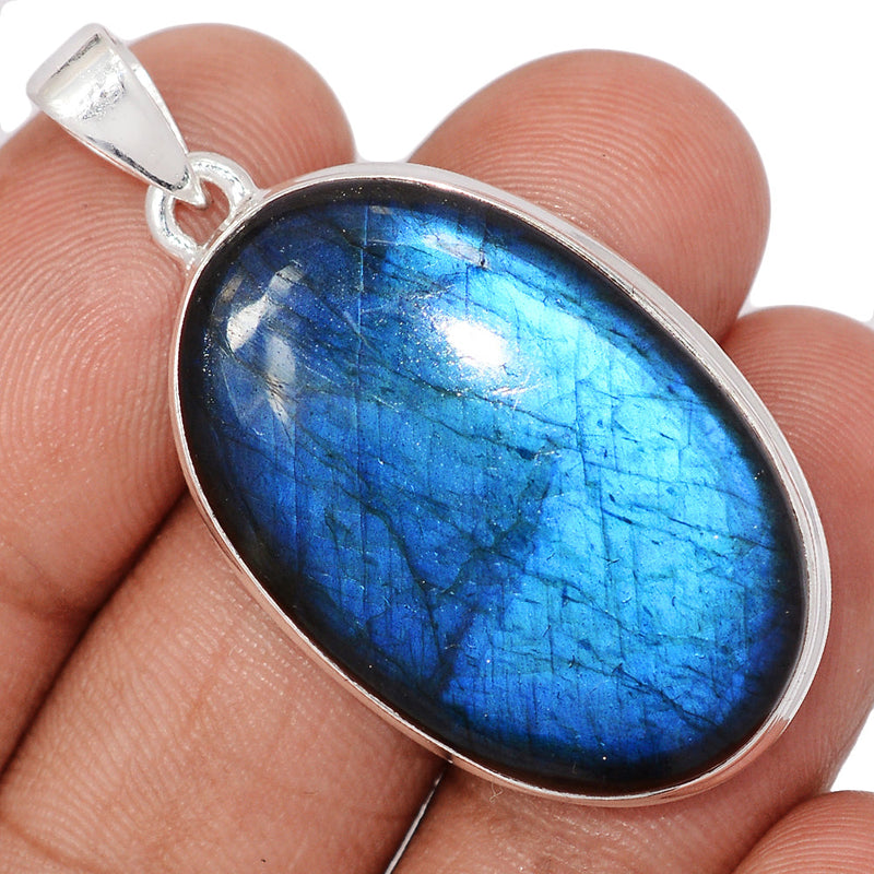 1.7" Blue Fire Labradorite Pendants - BFLP2176