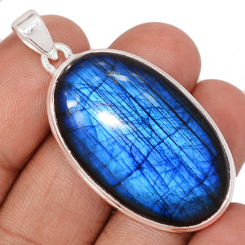 1.8" Heavy Piece - Blue Fire Labradorite Pendants - BFLP2194