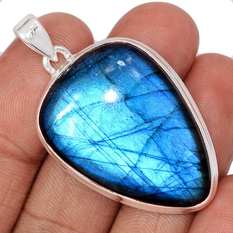 1.8" Heavy Piece - Blue Fire Labradorite Pendants - BFLP2199