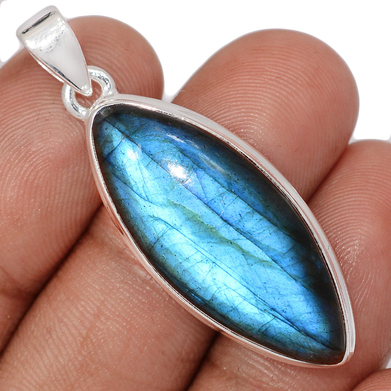 1.7" Blue Fire Labradorite Pendants - BFLP2237