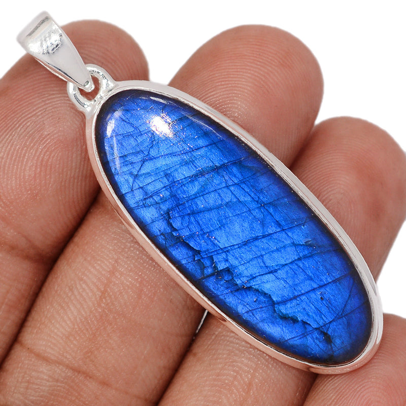 2.1" Blue Fire Labradorite Pendants - BFLP2242