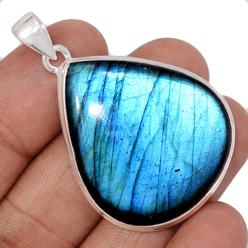 1.8" Heavy Piece - Blue Fire Labradorite Pendants - BFLP2243