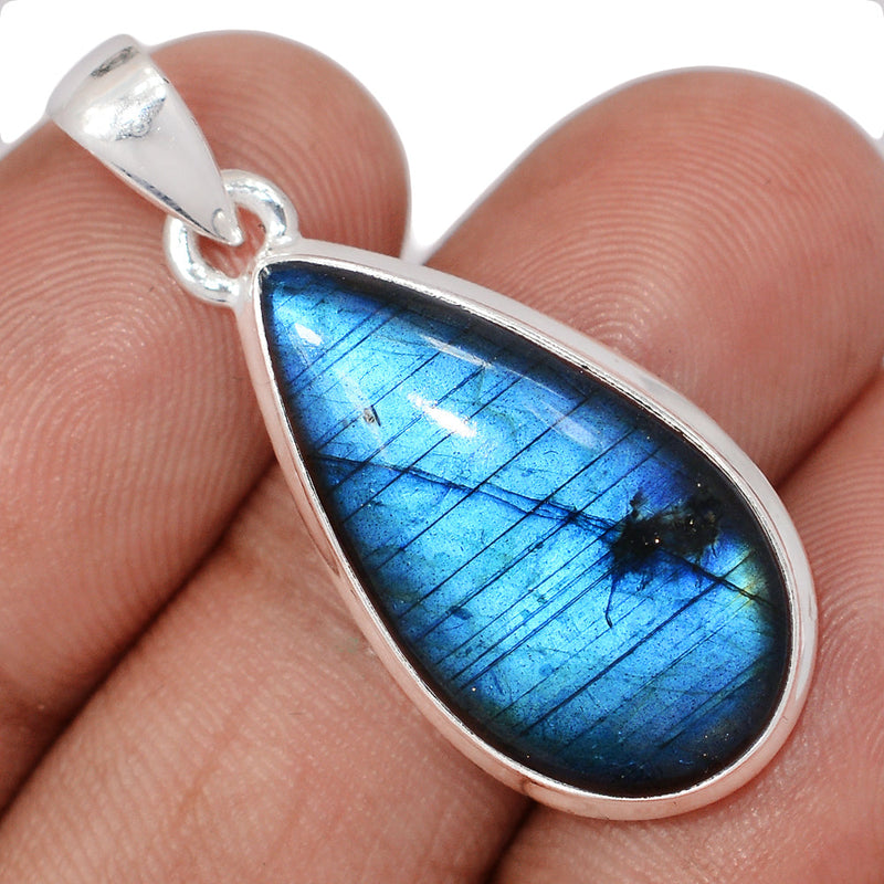 1.5" Blue Fire Labradorite Pendants - BFLP2259