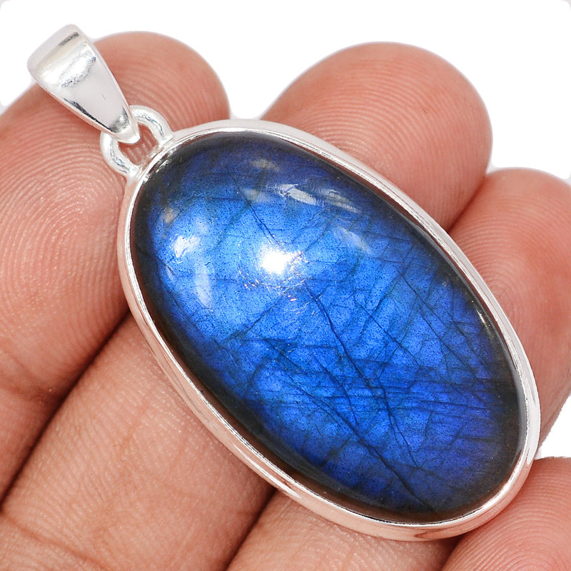 1.8" Heavy Piece - Blue Fire Labradorite Pendants - BFLP2260