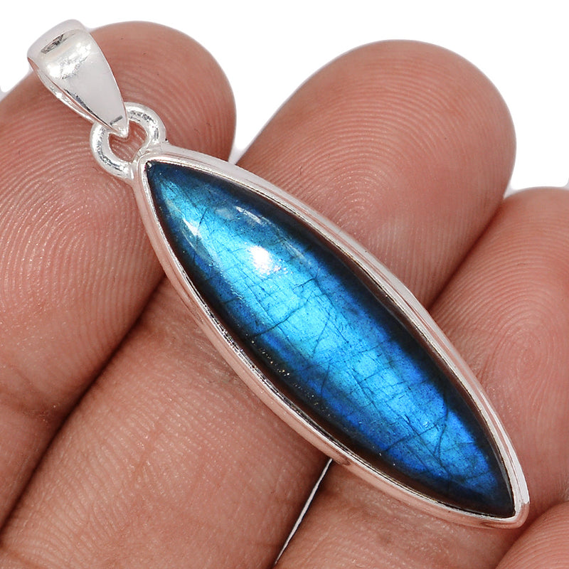 1.7" Blue Fire Labradorite Pendants - BFLP2263