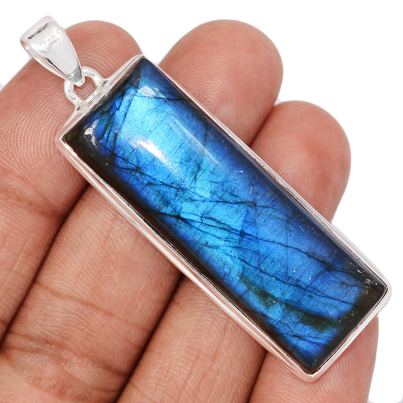 2.3" Large & Heavy Piece - Blue Fire Labradorite Pendants - BFLP2266