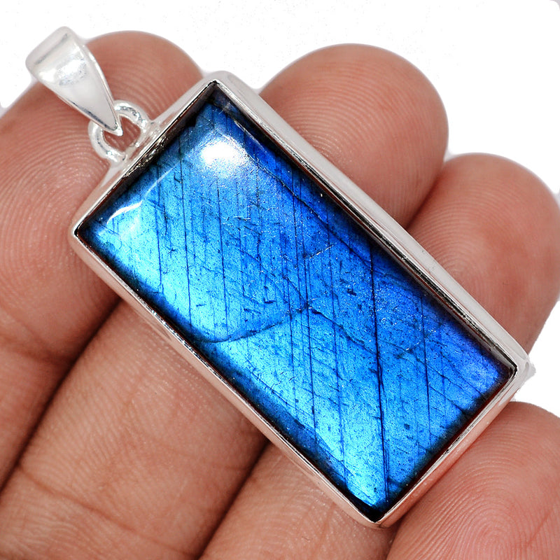 1.8" Heavy Piece - Blue Fire Labradorite Pendants - BFLP2291