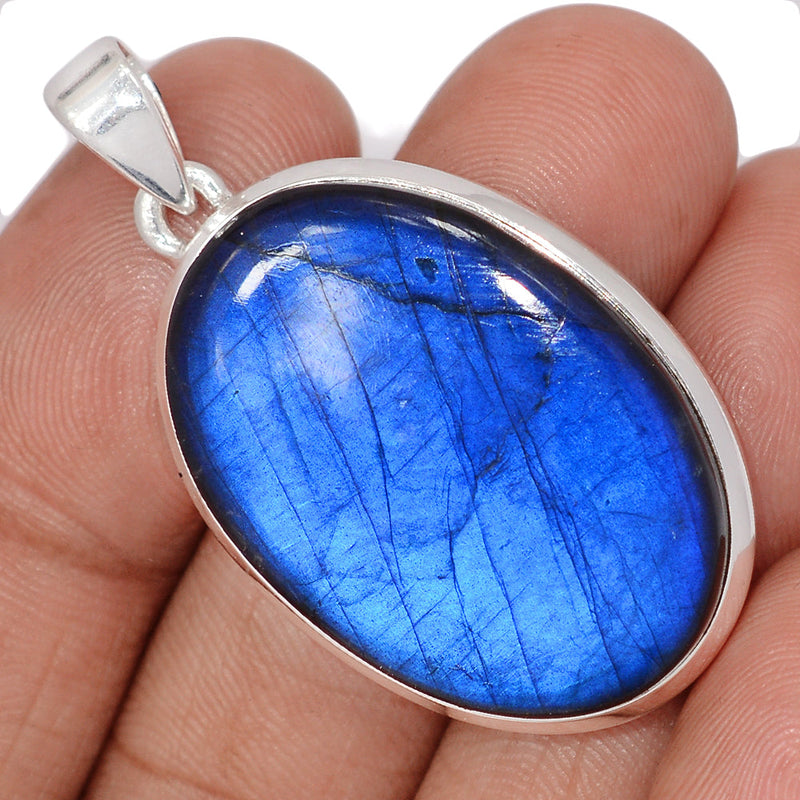 1.7" Heavy Piece - Blue Fire Labradorite Pendants - BFLP2298