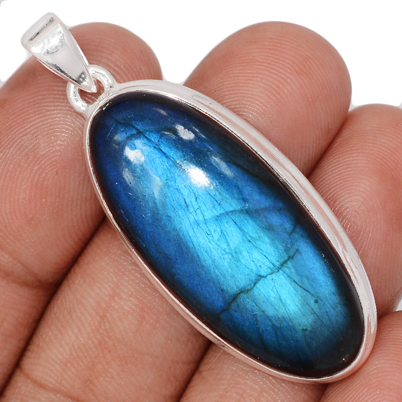 1.8" Heavy Piece - Blue Fire Labradorite Pendants - BFLP2300