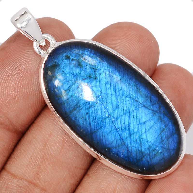 2" Large & Heavy Piece - Blue Fire Labradorite Pendants - BFLP2301